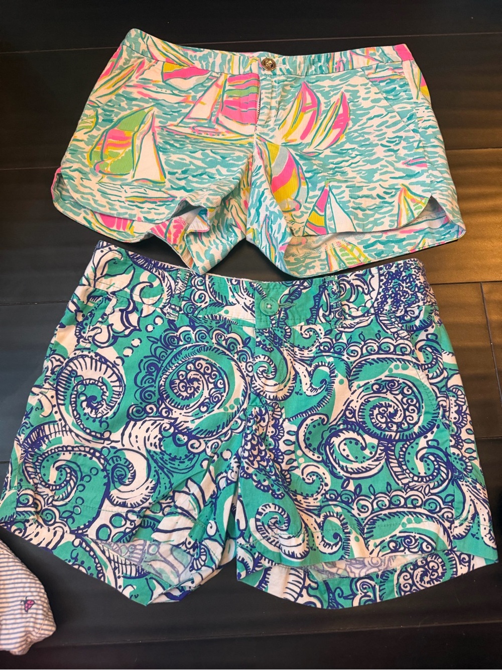 Lilly Pulitzer size 00 bundle lot of shorts bold print